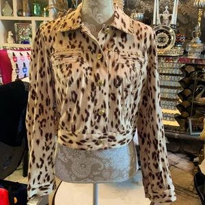 Chico’s Cheetah Print Blazer